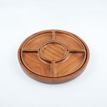 Wooden Plate CNC Round Puzzle