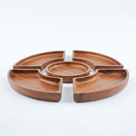 Wooden Plate CNC Round Puzzle
