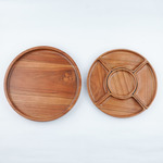 Wooden Plate CNC Round Puzzle