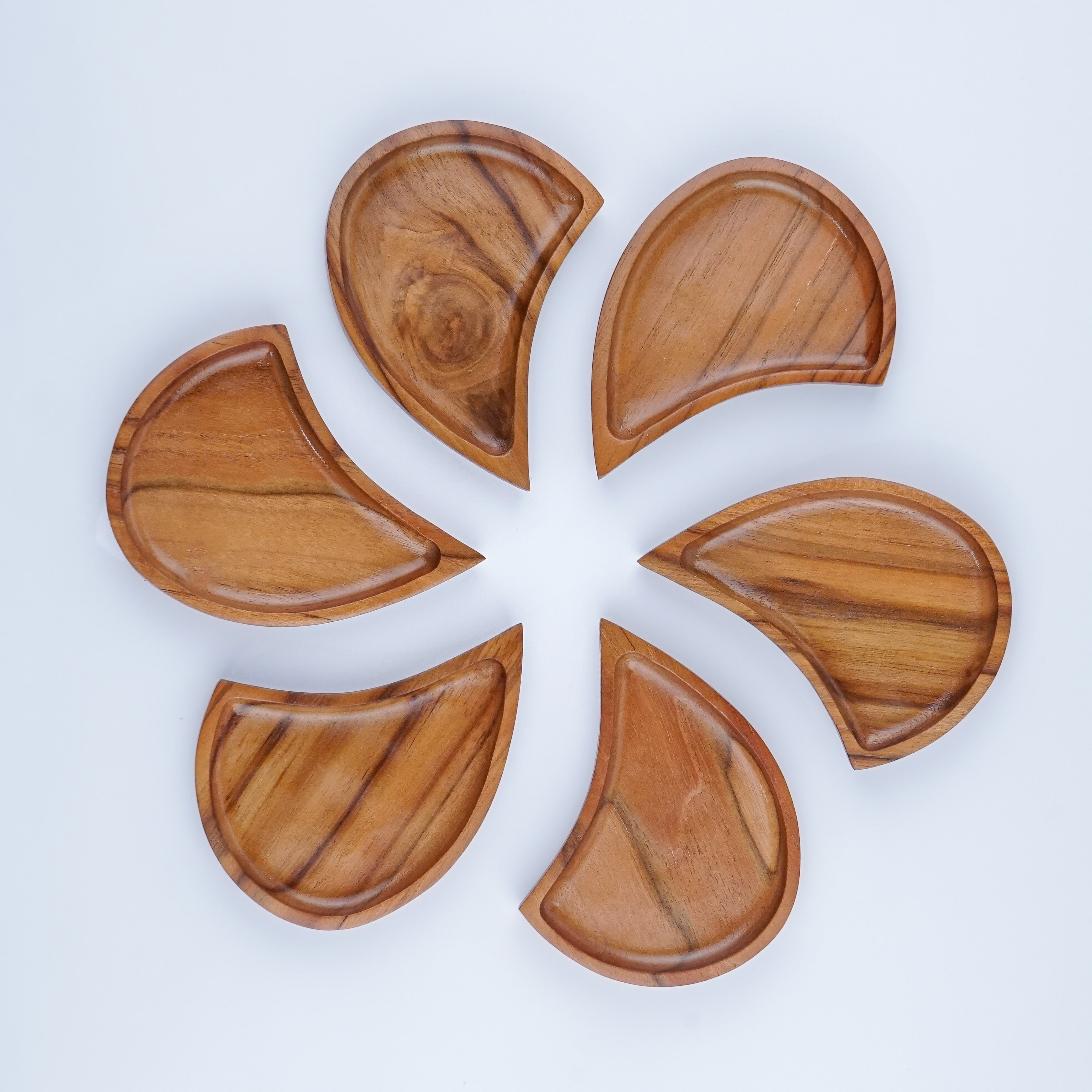 Wooden Plate CNC Flower Puzzle