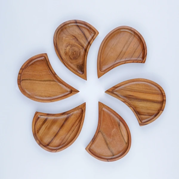 Wooden Plate CNC Flower Puzzle