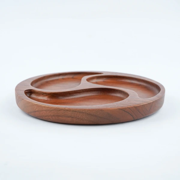 Wooden Plate CNC Round Triangle