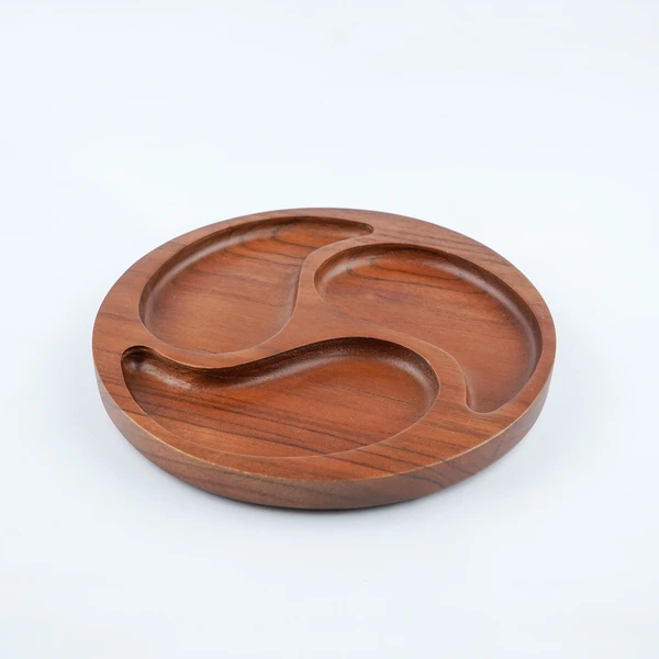 Wooden Plate CNC Round Triangle