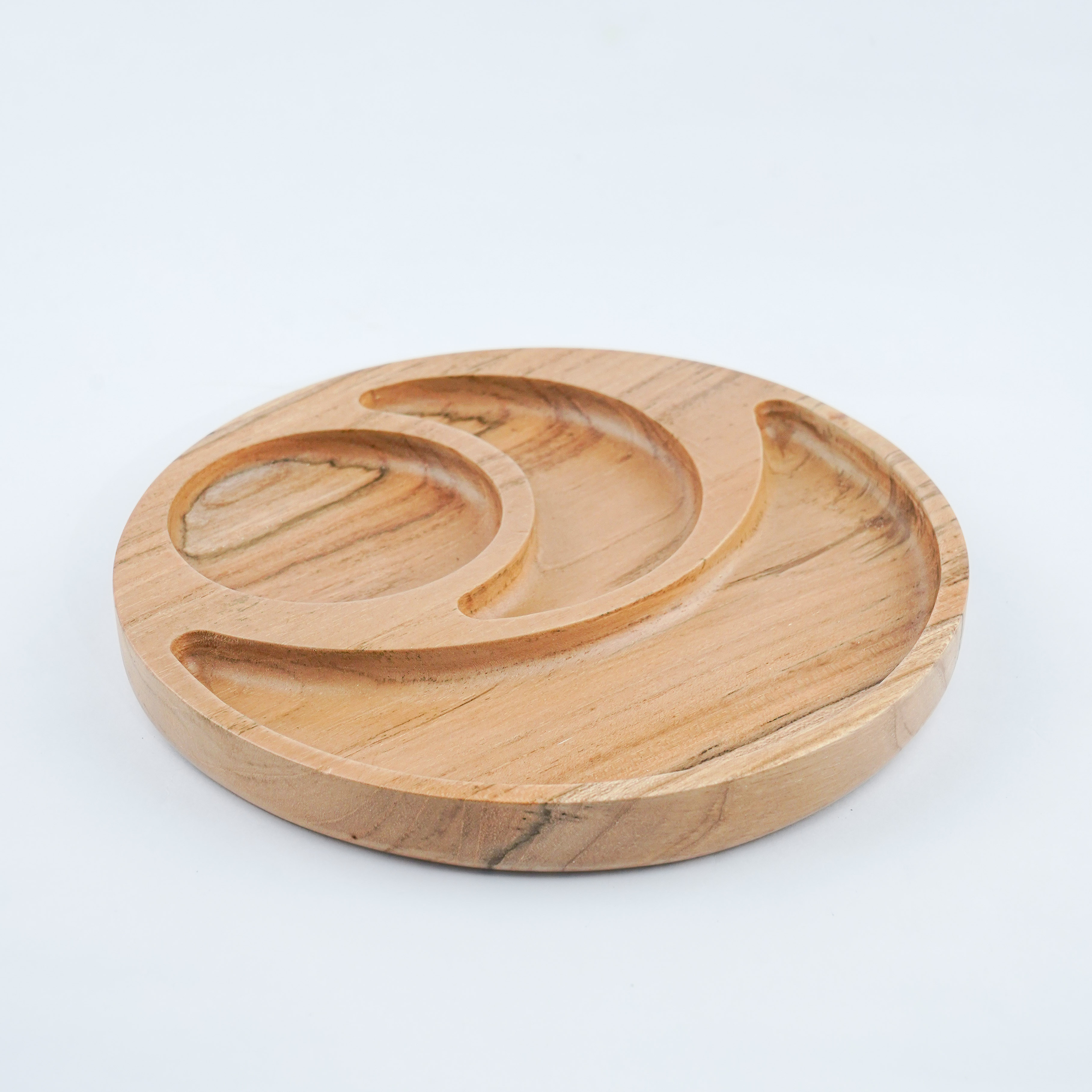 Wooden Plate CNC Banana Round