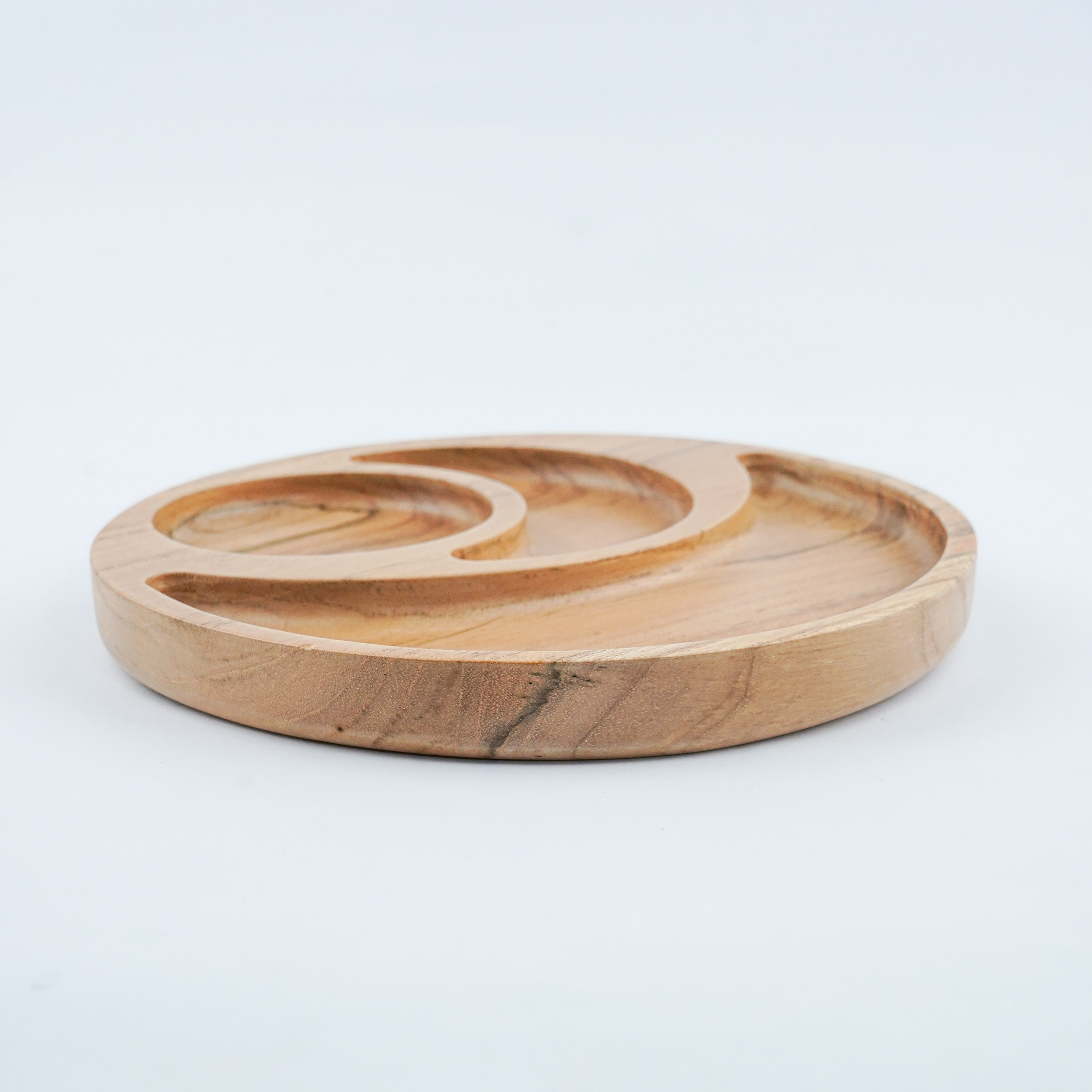 Wooden Plate CNC Banana Round