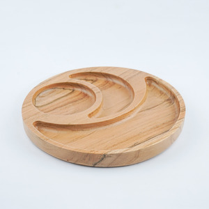 Wooden Plate CNC Banana Round