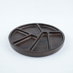 Wooden Plate CNC Six Triangle