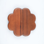 Wooden Plate CNC Semanggi Leaf