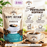 ROBUSTA 100 gram Spray Dried Instan Coffee / Kopi Hitam Tanpa Ampas