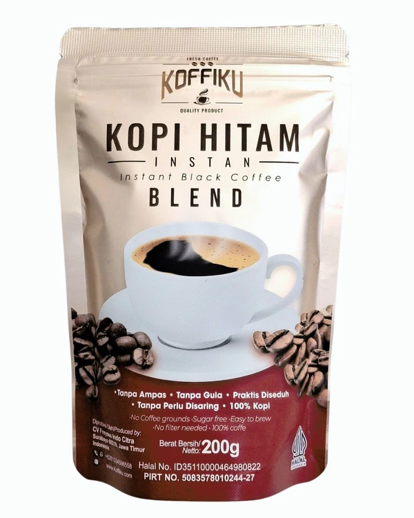 BLEND 100 gram Spray Dried Instan Coffee / Kopi Hitam Tanpa Ampas