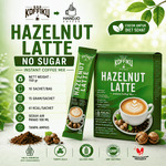 HAZELNUT LATTE No Sugar 150 gram / HAZELNUT LATTE Kopimix Tanpa Gula / Minuman Serbuk Kopi Krimer Rasa Hazelnut