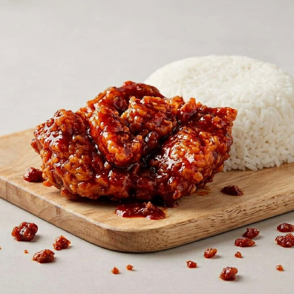 PAKET NGEKREZ SADAS | Ayam Crispy Saus Pedas + Nasi | Ayam Krispi Pedas Gurih
