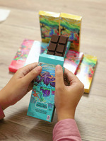 Choco Letters Dark Chocolate Couverture 56% Cacao Kakao 30 Gram Halal