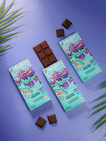 Choco Letters Dark Chocolate Couverture 56% Cacao Kakao 30 Gram Halal