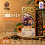 Chocoletters Chocobar Dark Chocolate Gojiberry Apricot Walnut Cokelat Hitam Buah Kering Kacang Walnut