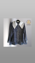 Blouse Batik Kerah Peter Pan
