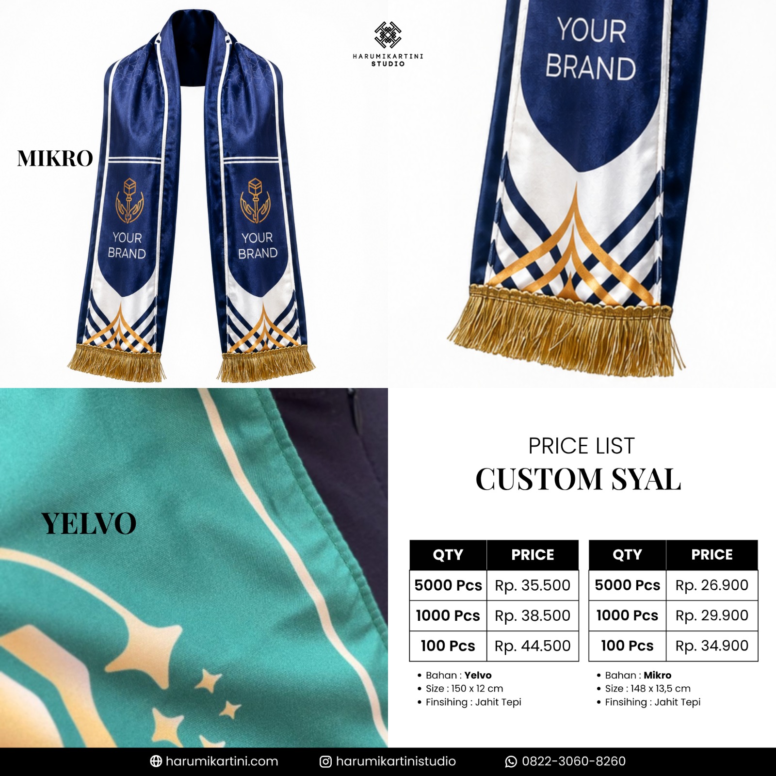 Harumi Custom Product Catalog