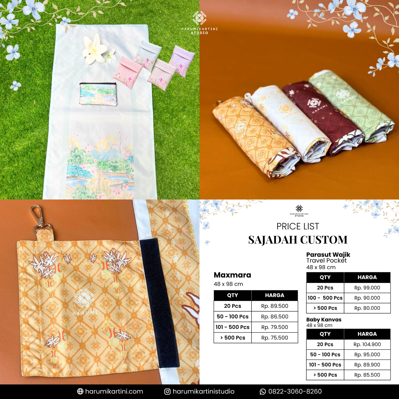 Harumi Custom Product Catalog