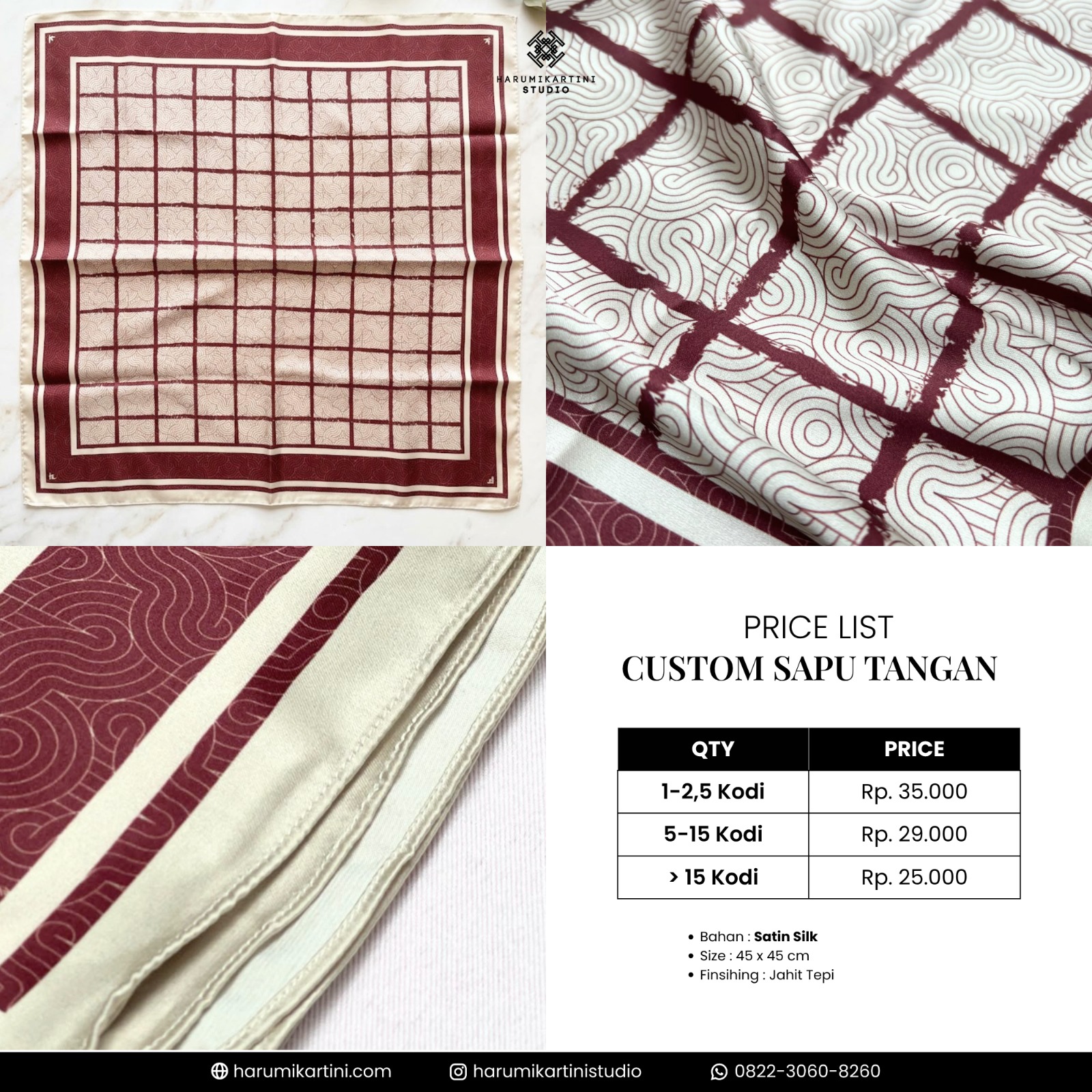 Harumi Custom Product Catalog