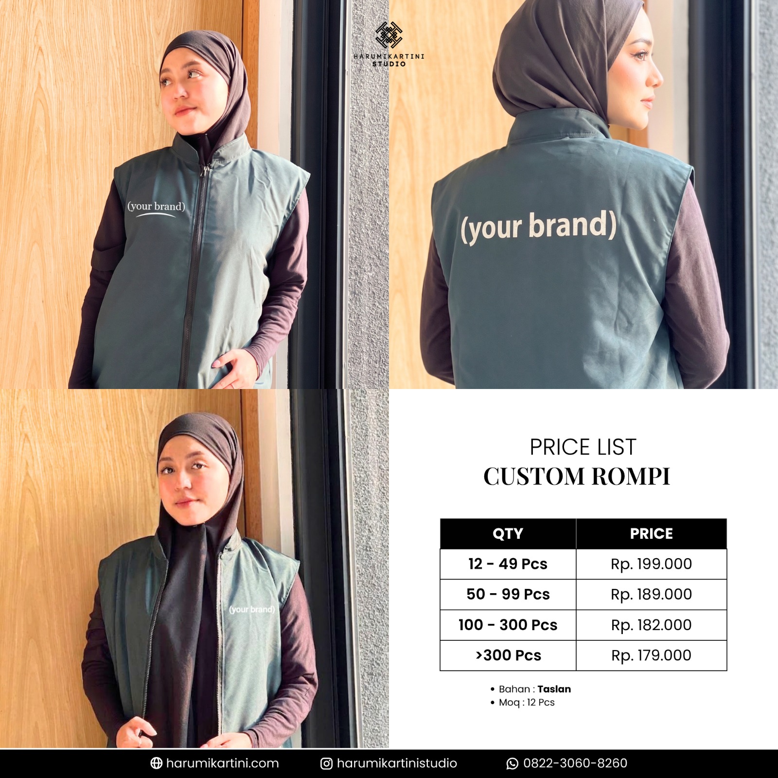 Harumi Custom Product Catalog