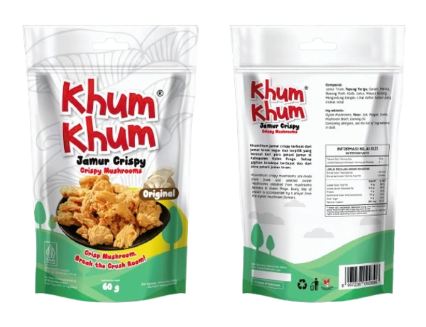 Keripik Jamur Tiram KhumKhum Original 60Gram