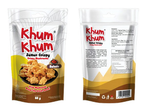 Keripik Jamur Tiram KhumKhum Balado 60Gram