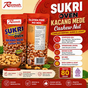 Roemah Renyah Sukri Kacang Mede 80gr