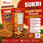 Roemah Renyah Sukri Kacang Tanah Oven 80 Gram | Kacang Oven Crispy Snack Sehat