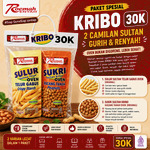 Roemah Renyah Paket Duo Sultan Kribo | Telur Gabus Oven Original & Kacang Tanah Crispy Halal