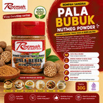 Roemah Rempah Pala Bubuk Nutmeg Powder 30 Gram | Rempah Alami Bumbu Masakan Premium