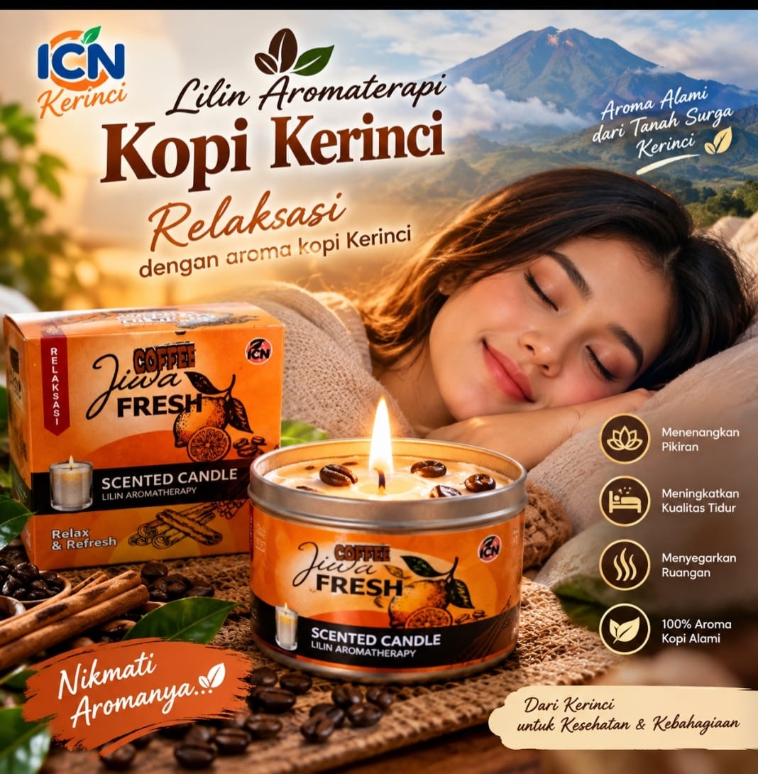 Lilin Aromatherapy Kopi Kerinci