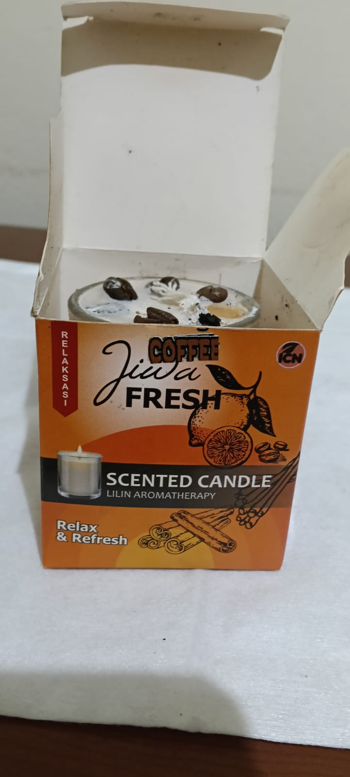 Lilin Aromatherapy Kopi Kerinci