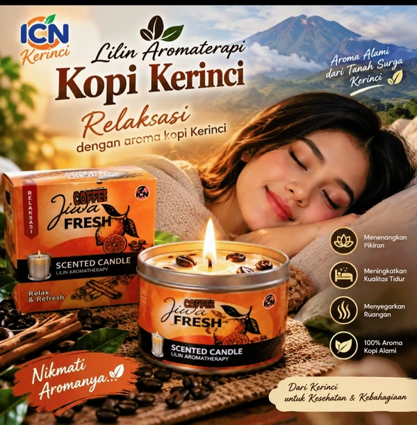 Lilin Aromatherapy Kopi Kerinci