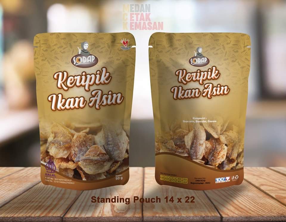 Keripik ikan asin sodap