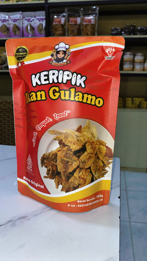 Keripik ikan gulamo Leni jaya