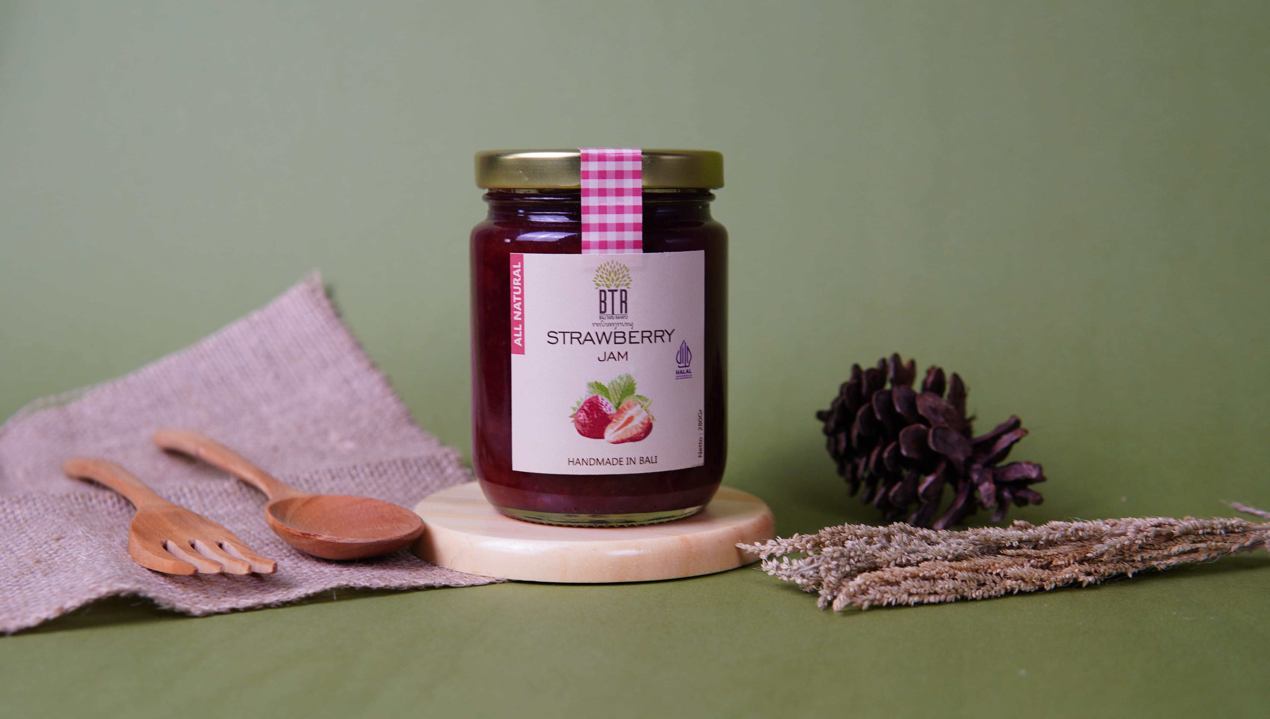 BTR Strawberry Jam 280 gram