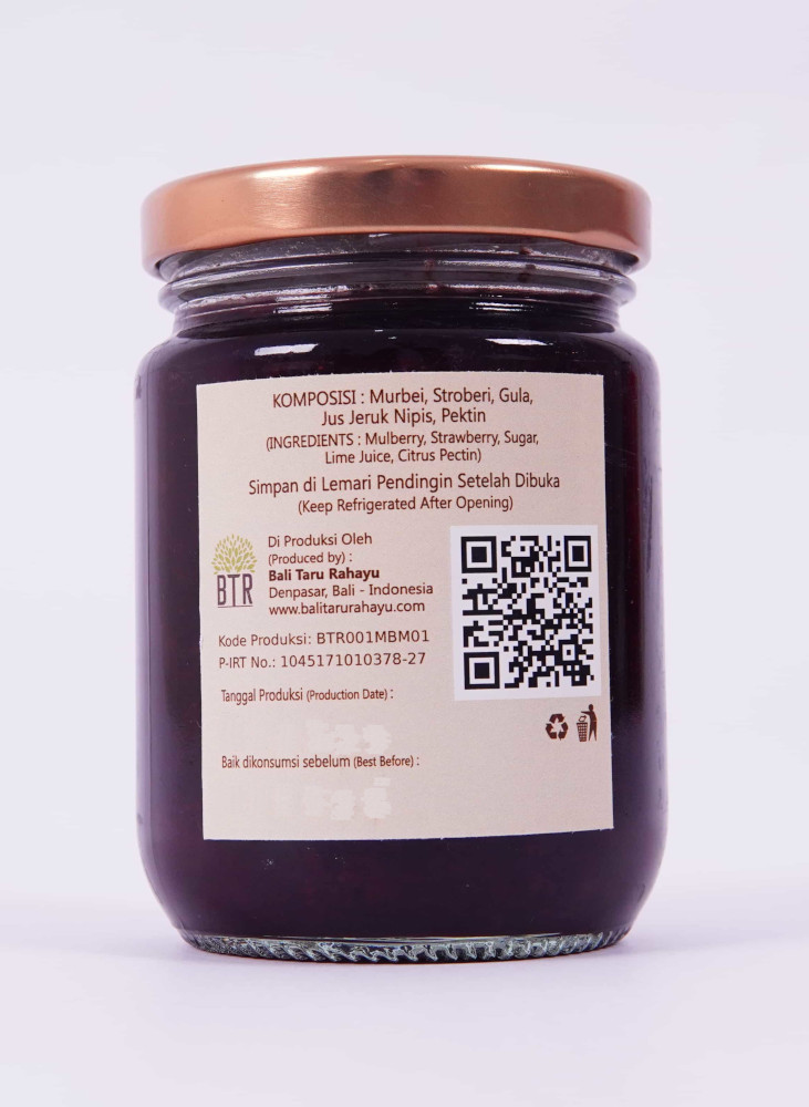 BTR Mulberry Mix Jam 280 gram