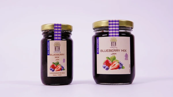 BTR Blueberry Mix Jam 280 gram