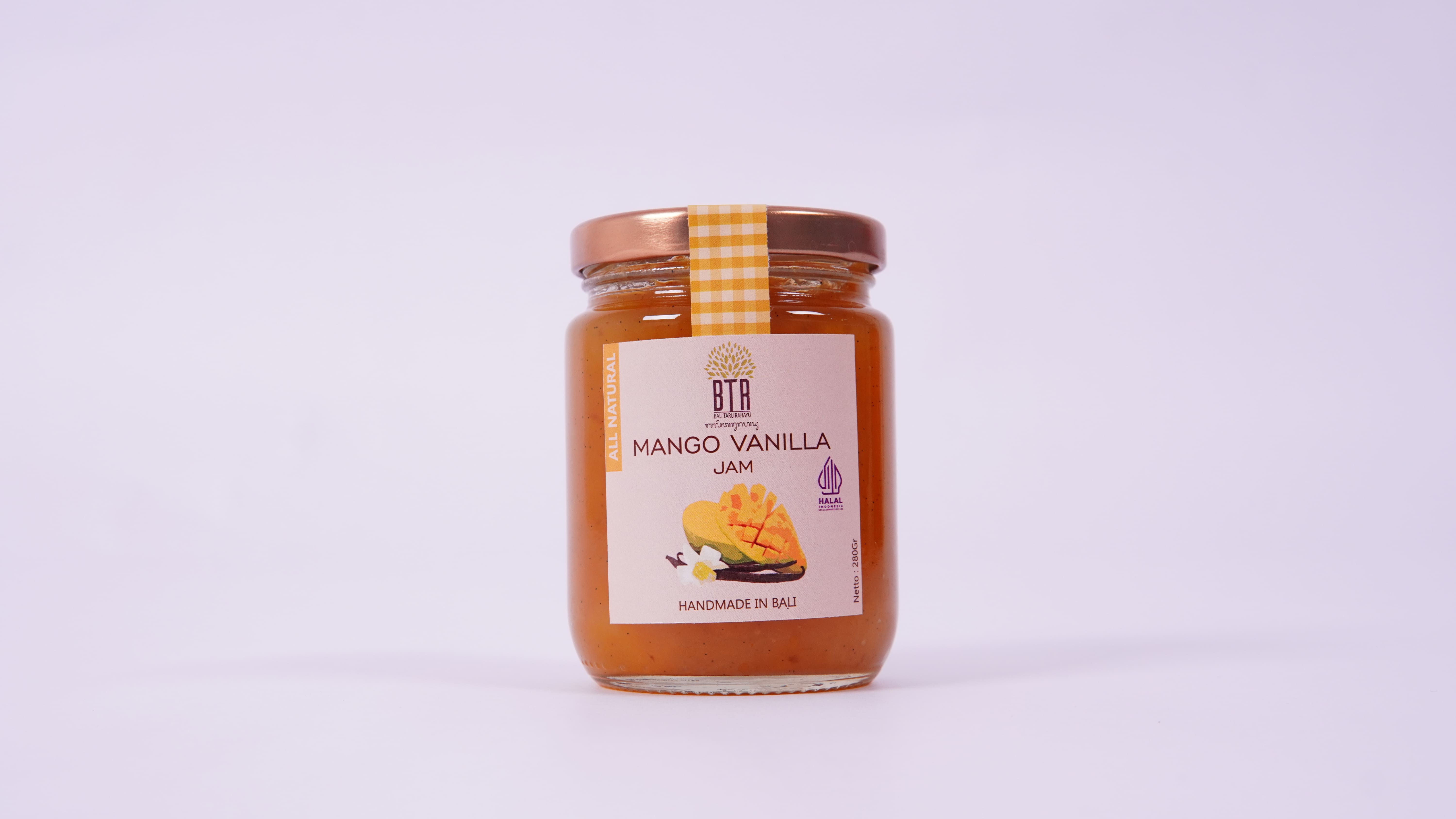 BTR Mango Vanilla Jam 280 gram