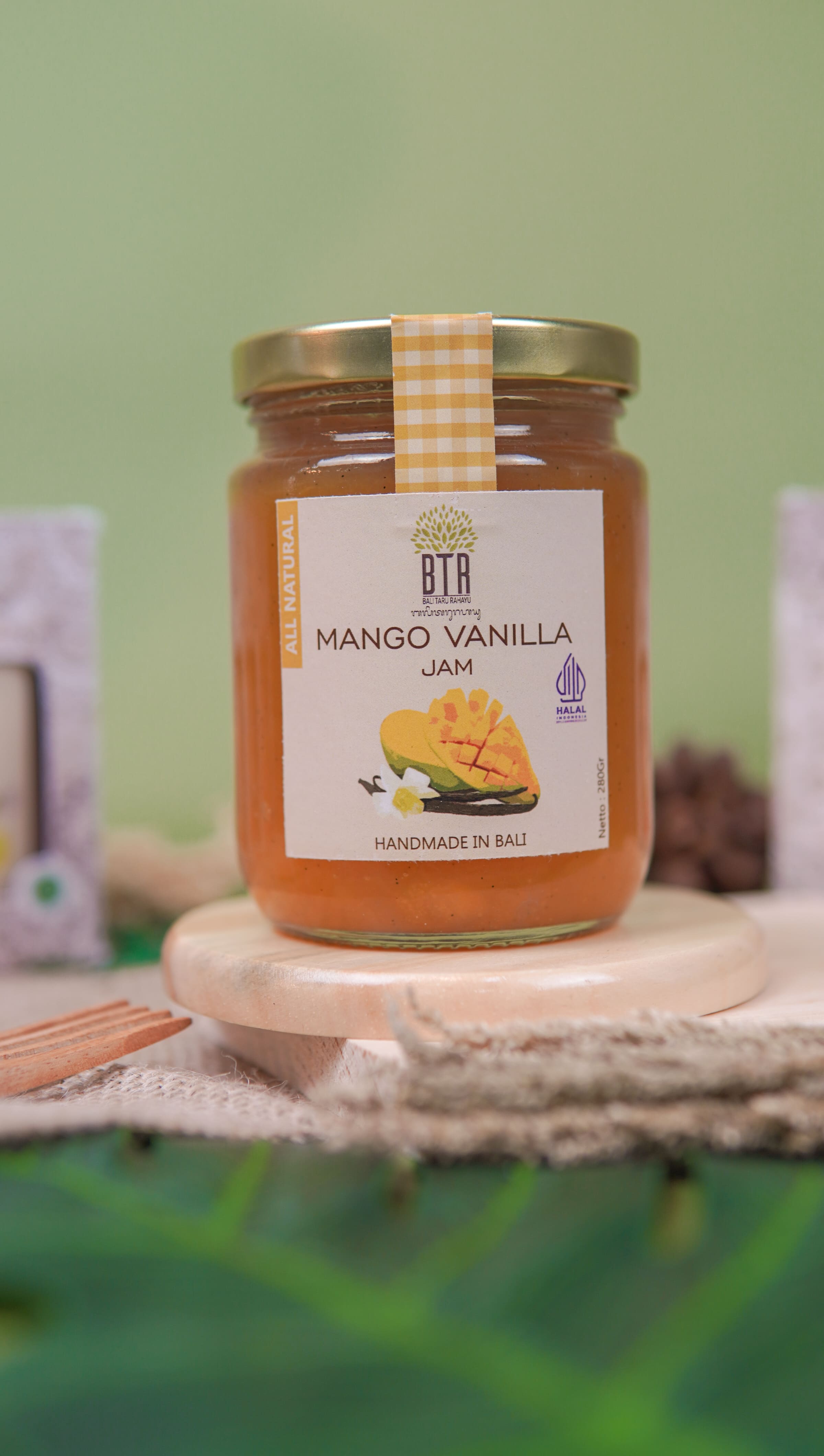 BTR Mango Vanilla Jam 280 gram