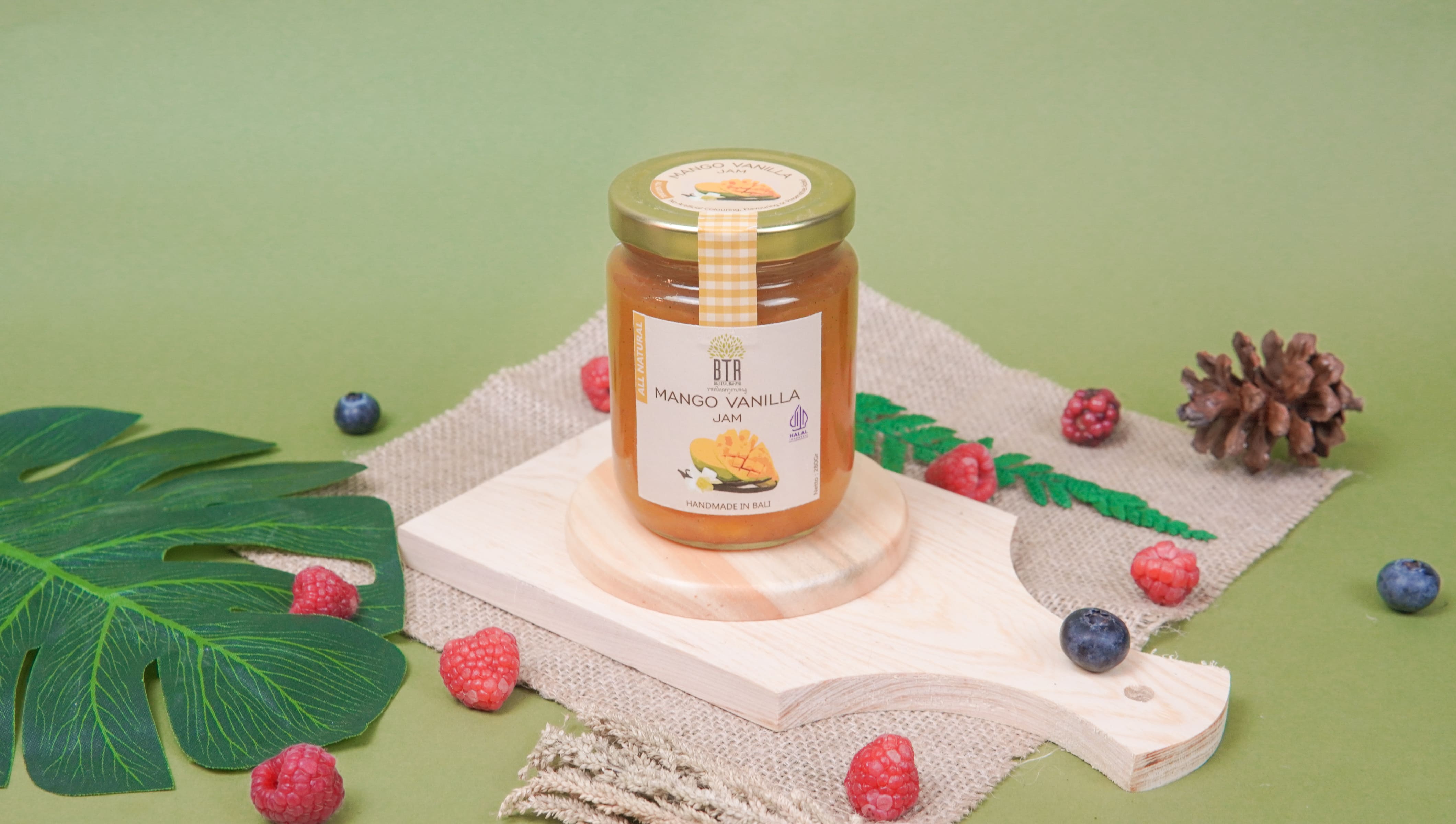 BTR Mango Vanilla Jam 280 gram