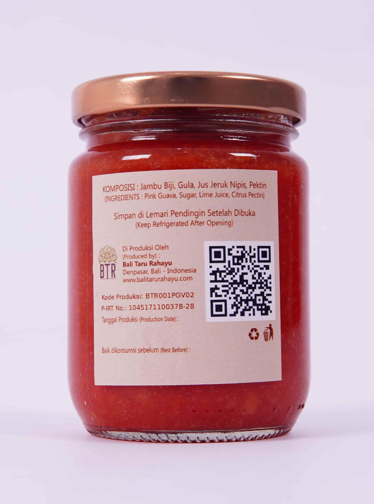 Pink Guava Jam 280 gram