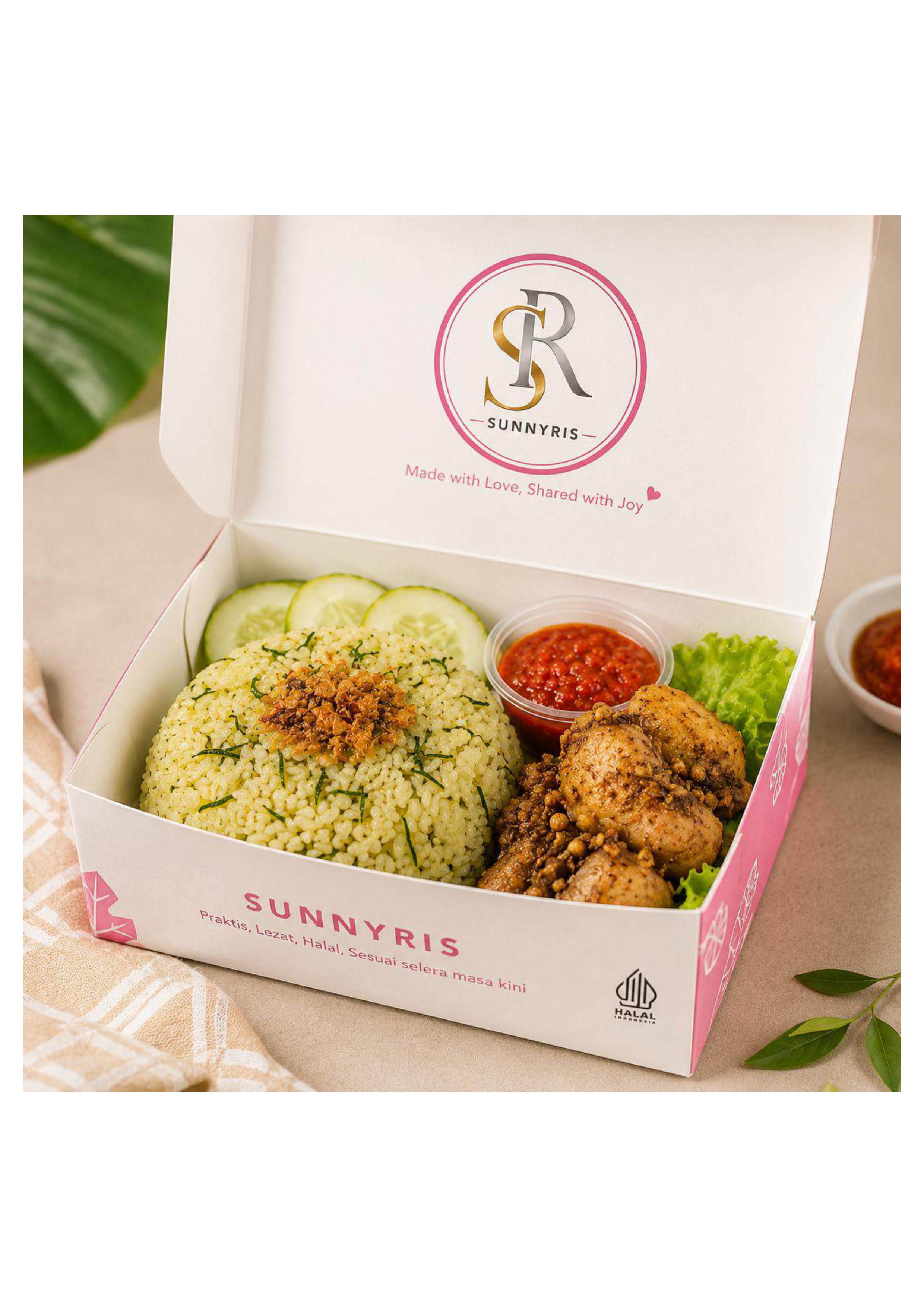 Nasi Daun Jeruk Ayam Ketumbar
