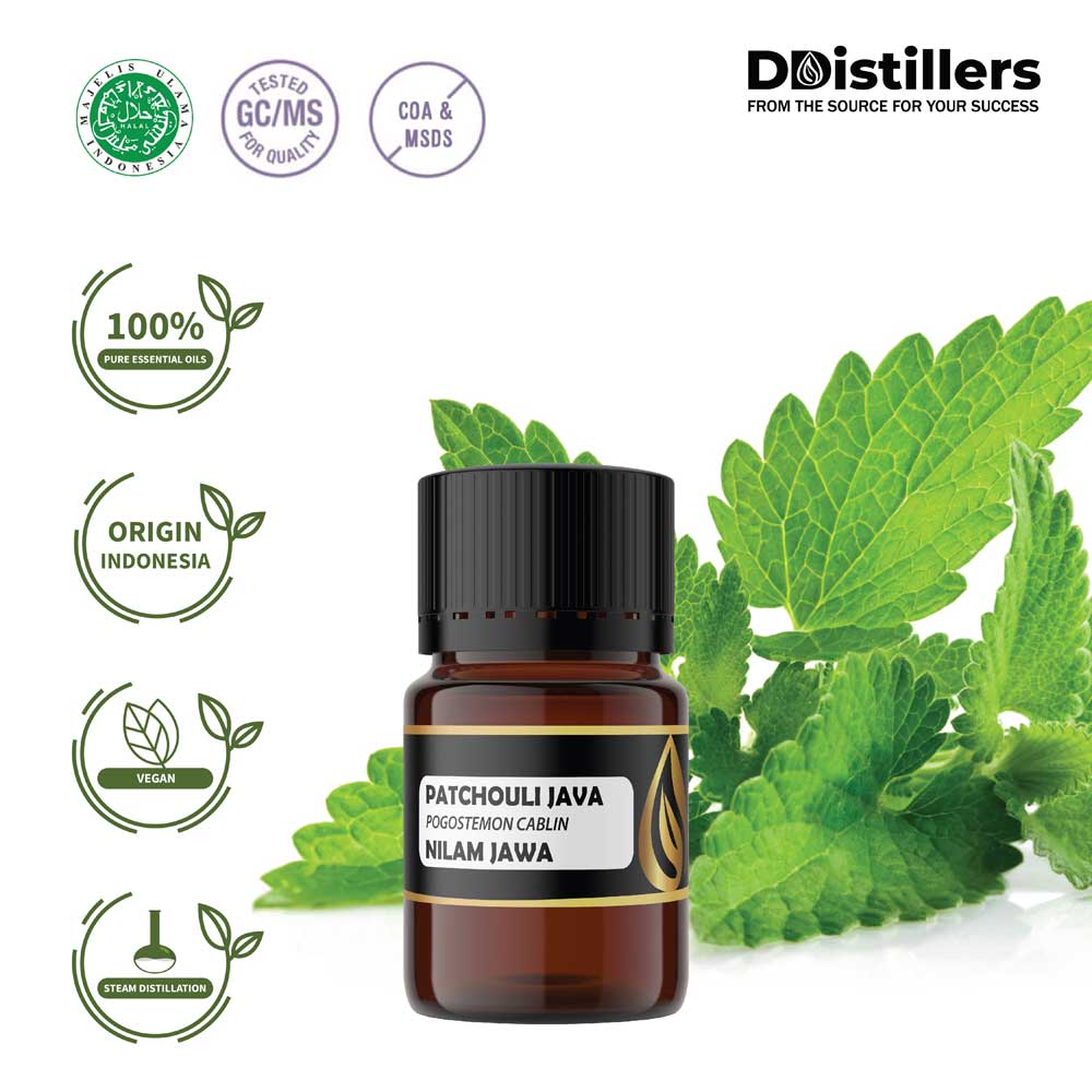 Patchouli (Java) / Nilam Jawa Essential Oil Pure 100%, 2-10ML GS