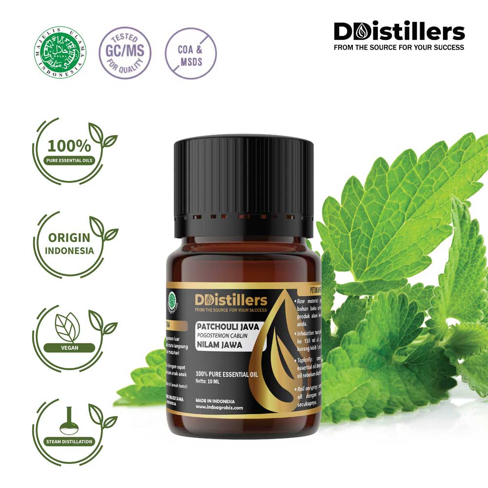 Patchouli (Java) / Nilam Jawa Essential Oil Pure 100%, 2-10ML GS