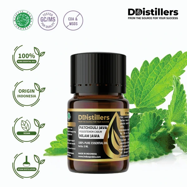 Patchouli (Java) / Nilam Jawa Essential Oil Pure 100%, 2-10ML GS