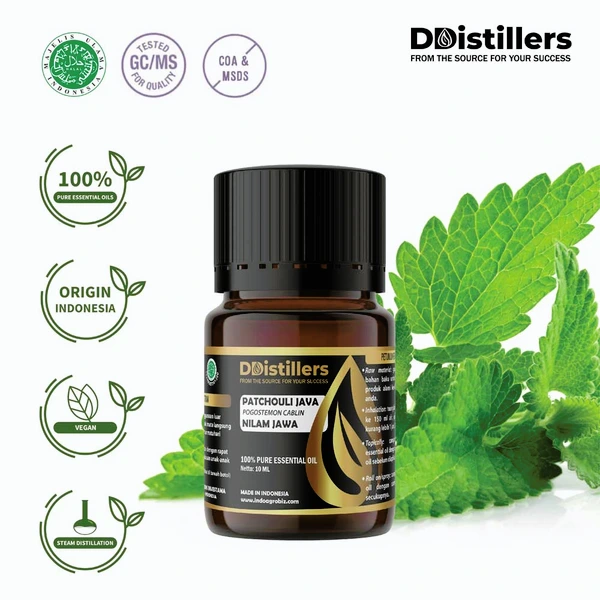 Patchouli (Java) / Nilam Jawa Essential Oil Pure 100%, 2-10ML GS