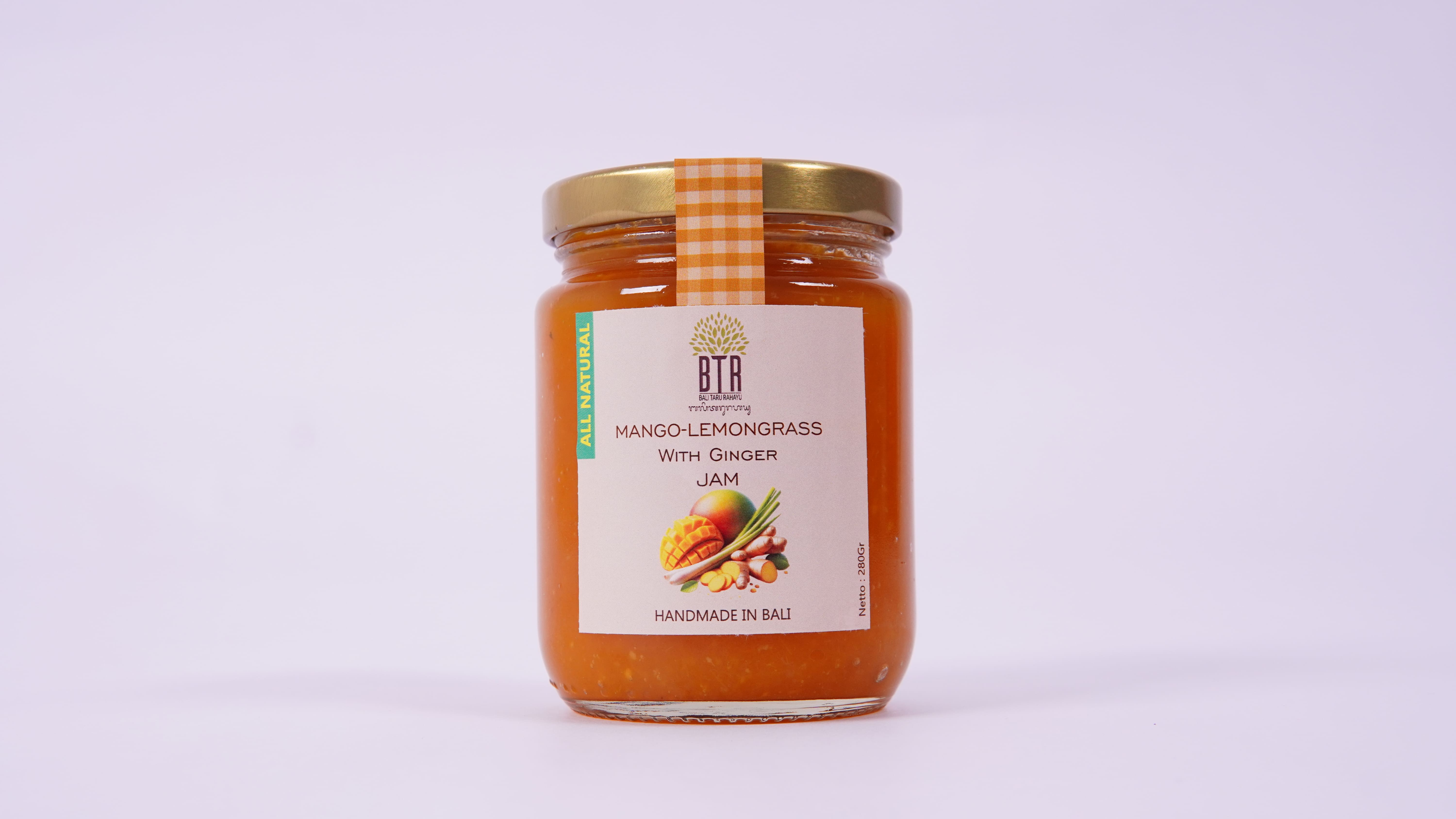 BTR Mango Lemongrass with Ginger Jam 280 gram