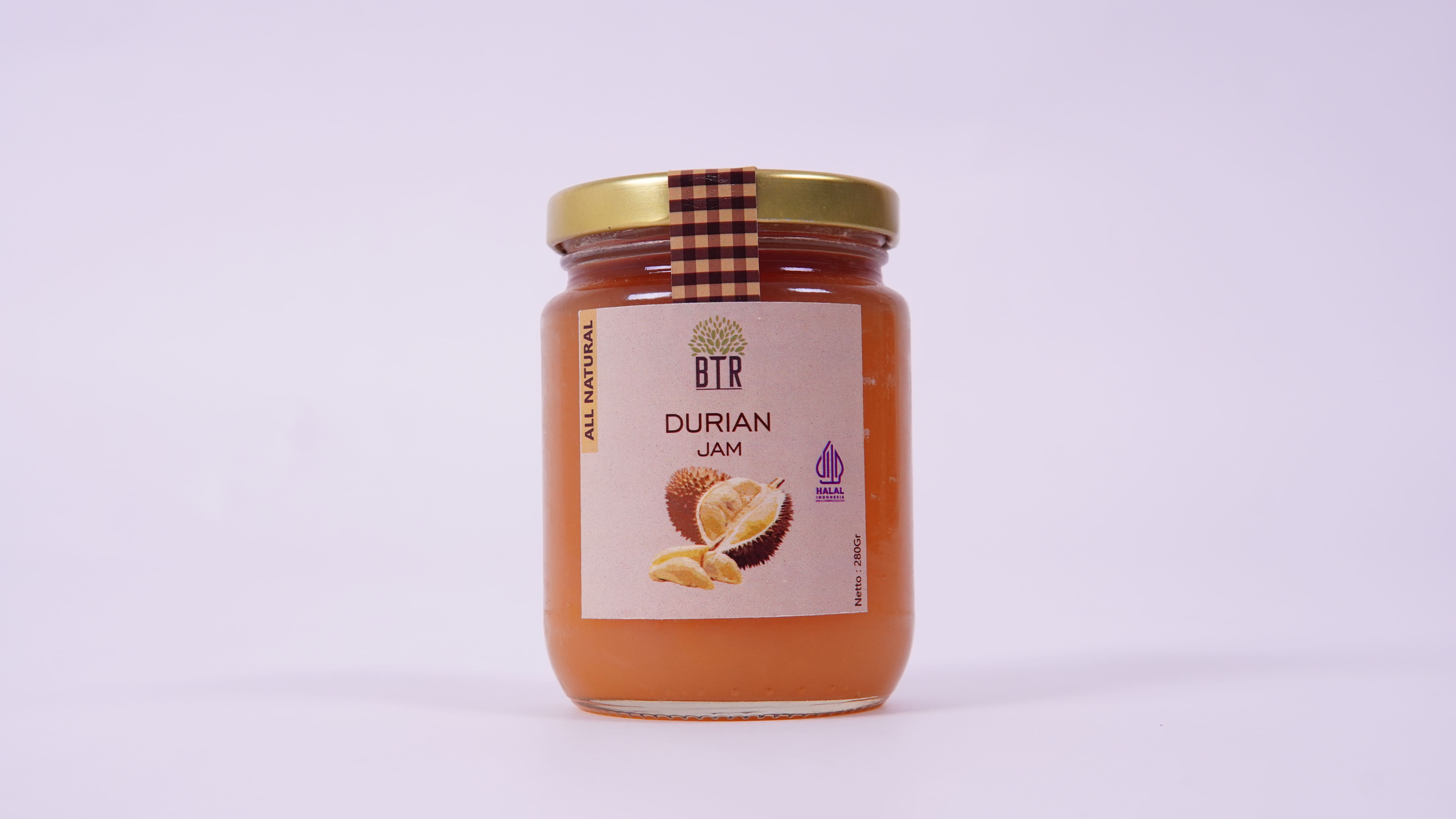 BTR Durian Jam 280 gram