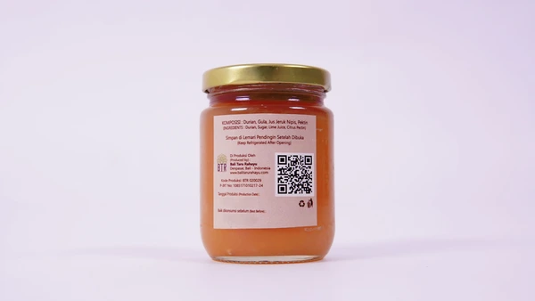 BTR Durian Jam 280 gram